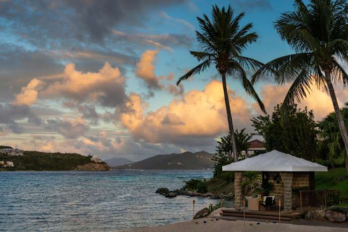 Beach Dining at The Ritz Carlton St. Thomas